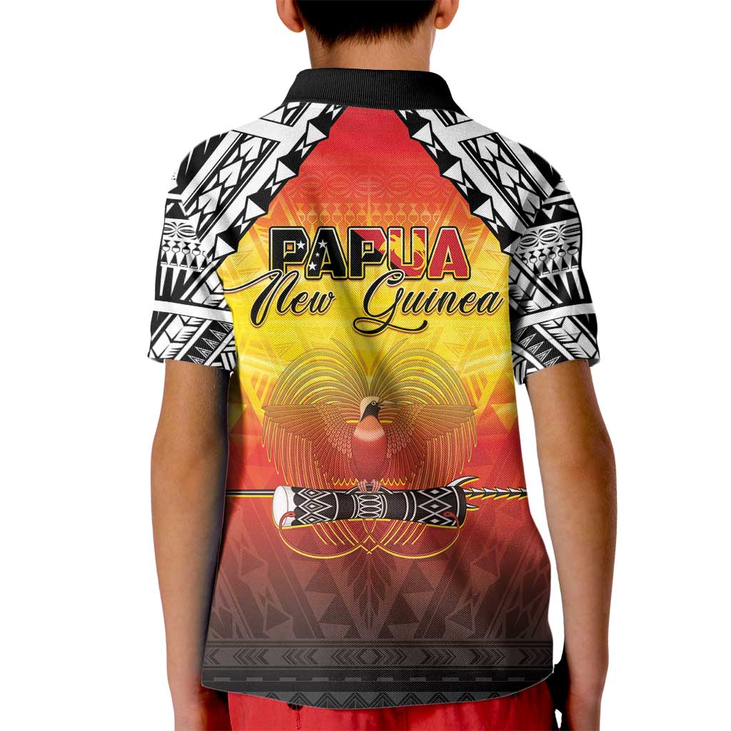 Papua New Guinea 49th Independence Day Kid Polo Shirt One People One Nation One PNG