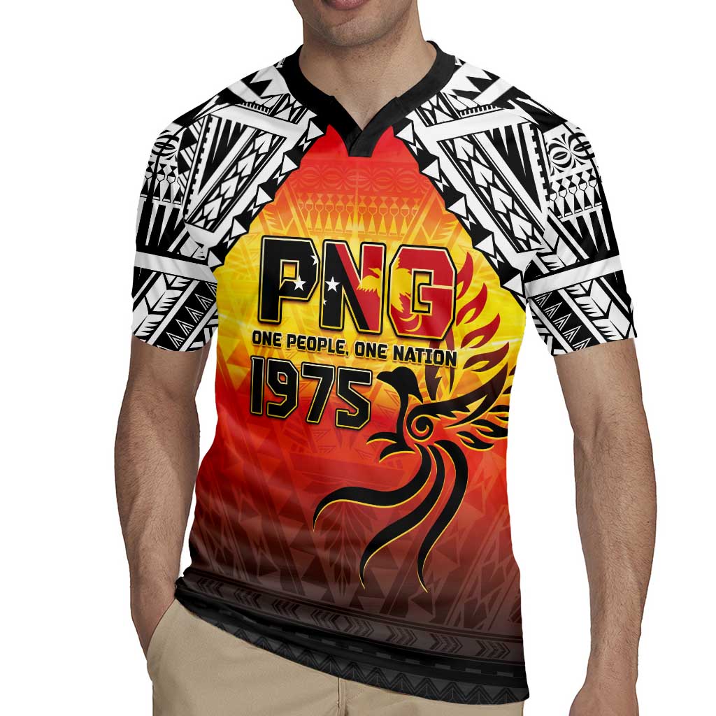 Papua New Guinea 49th Independence Day Rugby Jersey One People One Nation One PNG