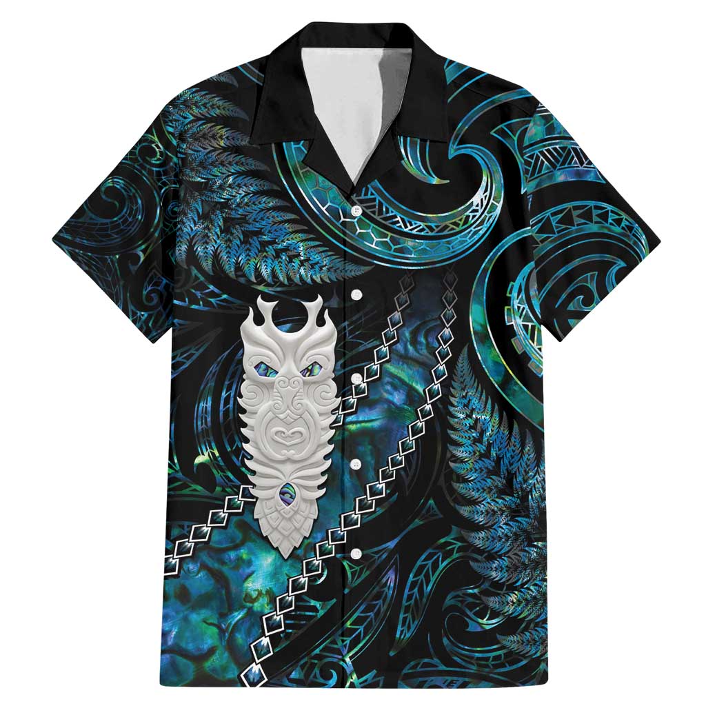 New Zealand Aotearoa Family Matching Mermaid Dress and Hawaiian Shirt Maori Tane Te Waiora Paua Shell Glitter Turquoise