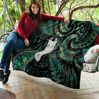 New Zealand Aotearoa Quilt Maori Tane Te Waiora Paua Shell Glitter Green LT05 - Polynesian Pride