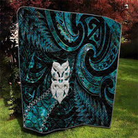 New Zealand Aotearoa Quilt Maori Wheku Paua Shell Glitter Turquoise LT05 - Polynesian Pride