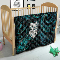 New Zealand Aotearoa Quilt Maori Wheku Paua Shell Glitter Turquoise LT05 - Polynesian Pride