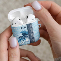 Fiji Regatta AirPods Case Palm Tree Tapa Pattern - Polynesian Pride