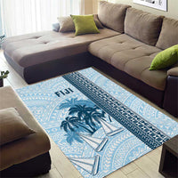Fiji Regatta Area Rug Palm Tree Tapa Pattern - Polynesian Pride