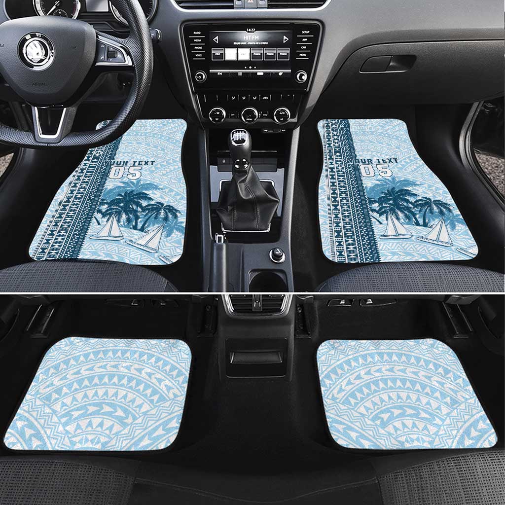 Fiji Regatta Car Mats Palm Tree Tapa Pattern - Polynesian Pride