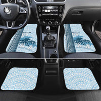 Fiji Regatta Car Mats Palm Tree Tapa Pattern - Polynesian Pride