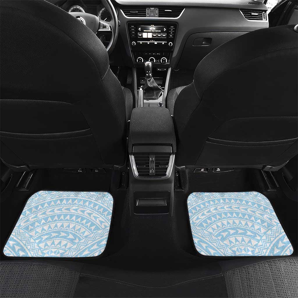 Fiji Regatta Car Mats Palm Tree Tapa Pattern - Polynesian Pride