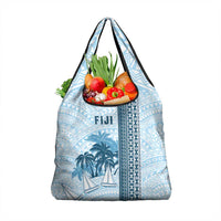 Fiji Regatta Grocery Bag Palm Tree Tapa Pattern - Polynesian Pride