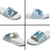 Fiji Regatta Slide Sandals Palm Tree Tapa Pattern - Polynesian Pride