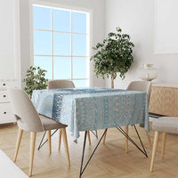 Fiji Regatta Tablecloth Palm Tree Tapa Pattern - Polynesian Pride