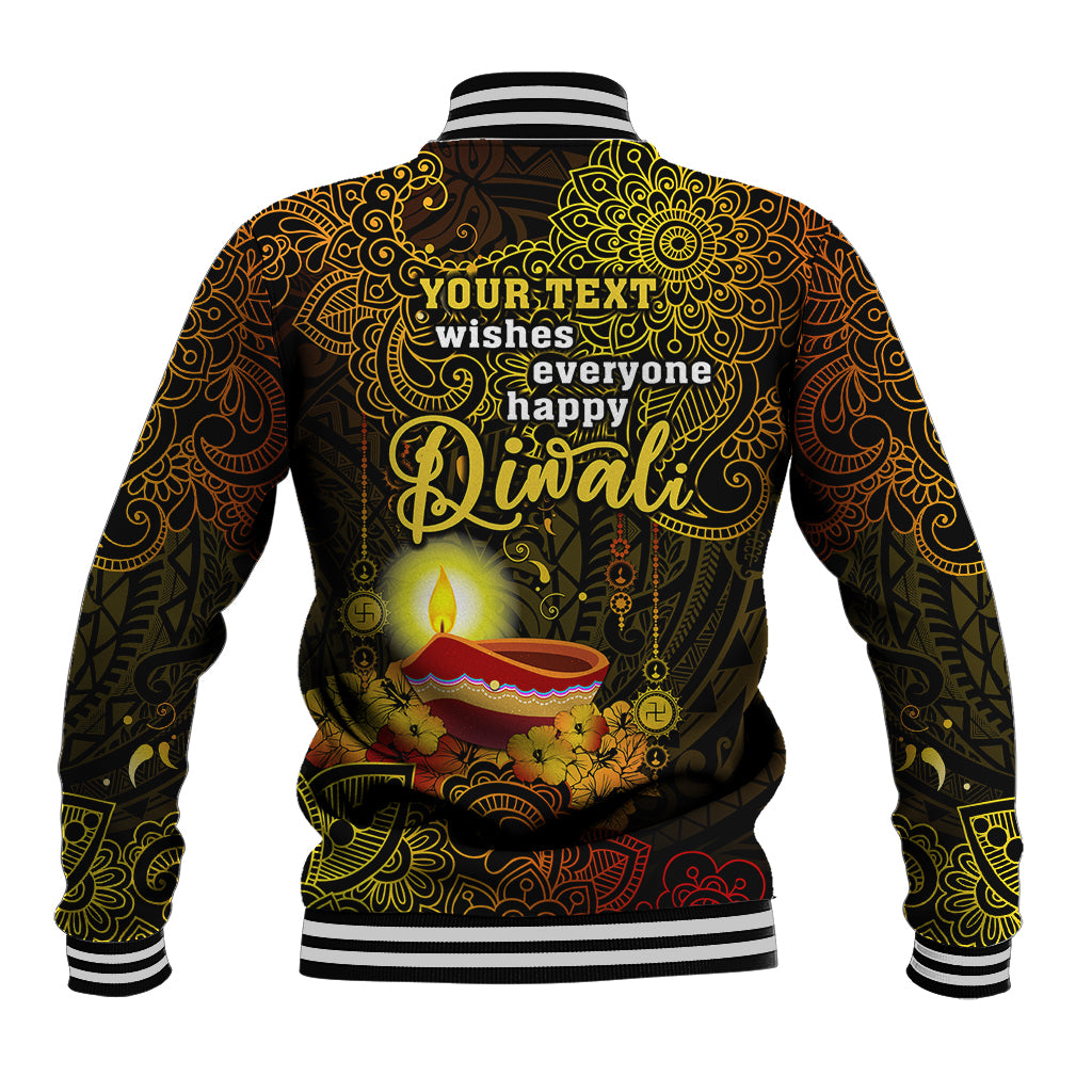 personalized-happy-diwali-festival-baseball-jacket-diya-lamp-hibiscus-polynesian-pattern