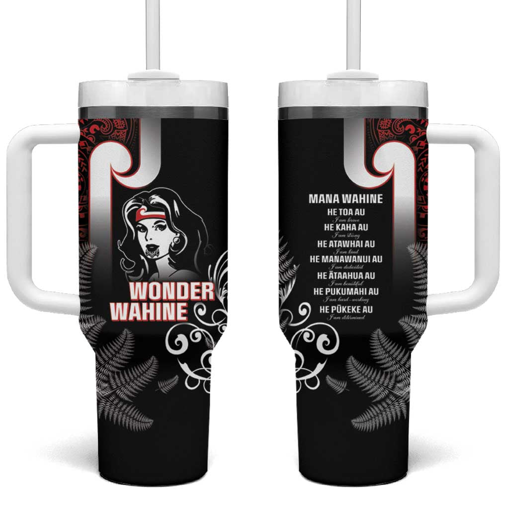 New Zealand Aotearoa Mana Wahine Tumbler With Handle