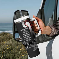 New Zealand Aotearoa Mana Wahine Tumbler With Handle