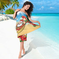 Guam Christmas Sarong Felis Pasgua Chilling Santa - Polynesian Pride