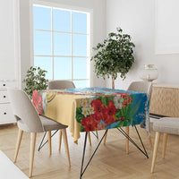 Guam Christmas Tablecloth Felis Pasgua Chilling Santa - Polynesian Pride