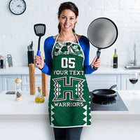Custom Hawaii Football Apron Rainbow Warriors Tropical Vibes LT05 - Polynesian Pride