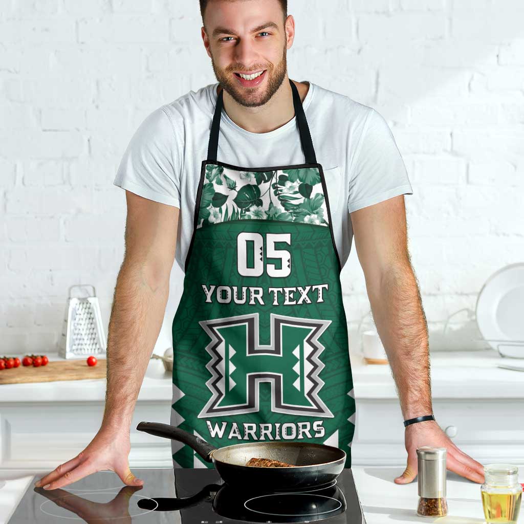 Custom Hawaii Football Apron Rainbow Warriors Tropical Vibes LT05 - Polynesian Pride