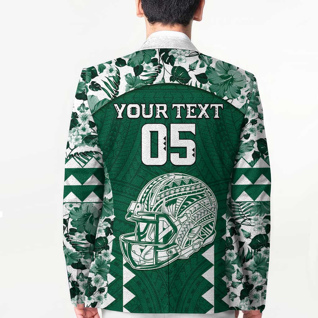 Custom Hawaii Football Blazer Rainbow Warriors Tropical Vibes - Polynesian Pride