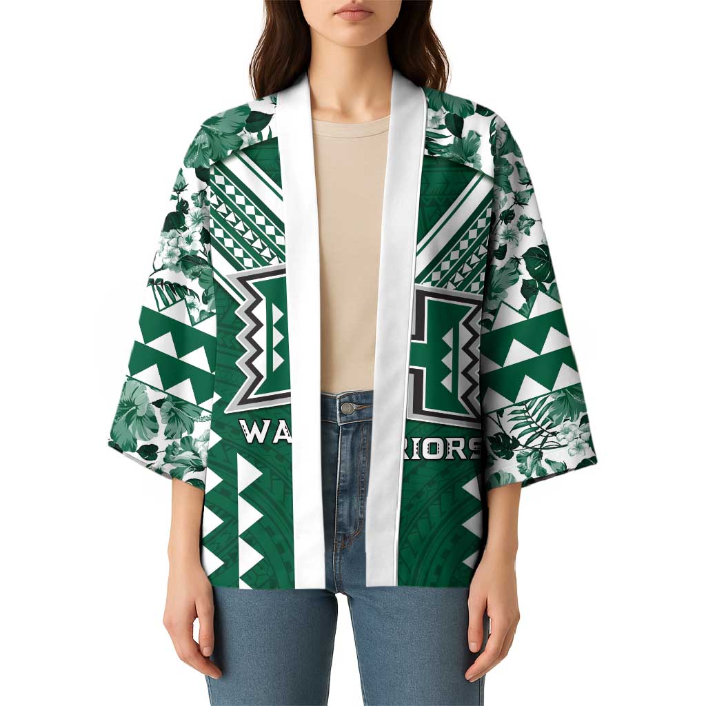 Custom Hawaii Football Kimono Rainbow Warriors Tropical Vibes LT05 - Polynesian Pride