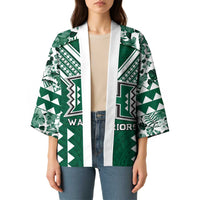 Custom Hawaii Football Kimono Rainbow Warriors Tropical Vibes LT05 - Polynesian Pride