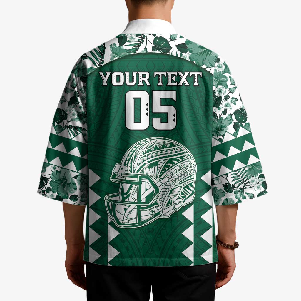 Custom Hawaii Football Kimono Rainbow Warriors Tropical Vibes LT05 - Polynesian Pride