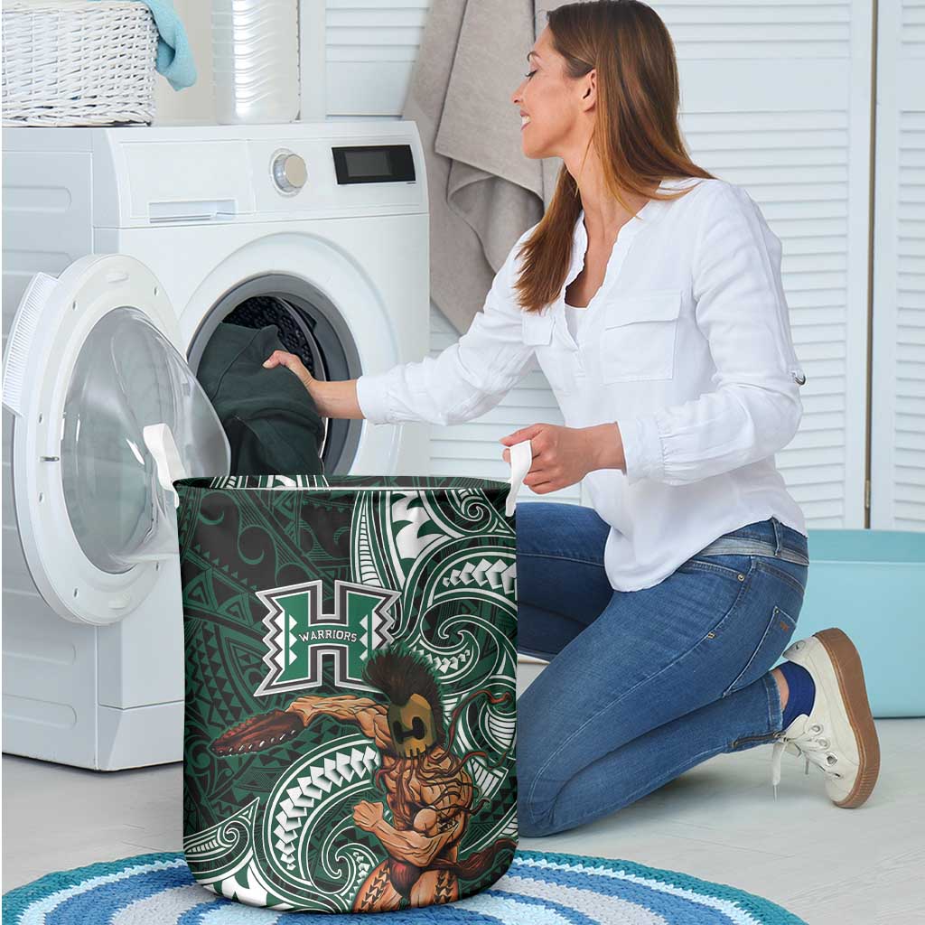 Hawaii Ikaika Warrior Football Laundry Basket Polynesian Tribal Tattoo LT05 - Polynesian Pride