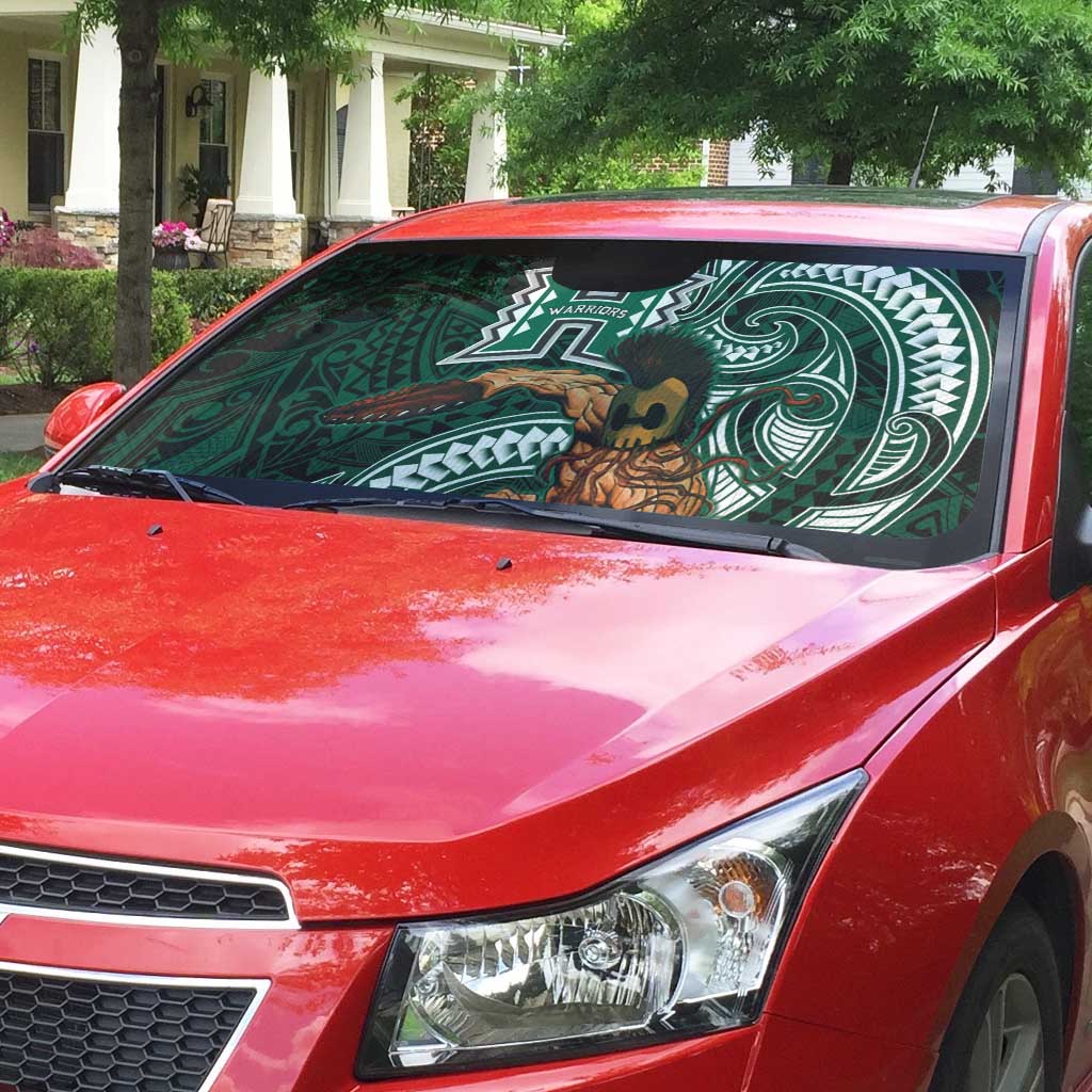 Hawaii Ikaika Warrior Football Auto Sun Shade Polynesian Tribal Tattoo LT05 - Polynesian Pride