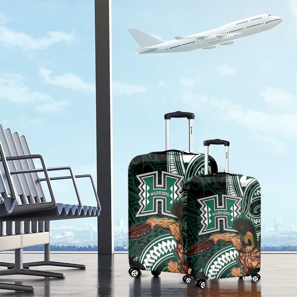 Hawaii Ikaika Warrior Football Luggage Cover Polynesian Tribal Tattoo - Polynesian Pride