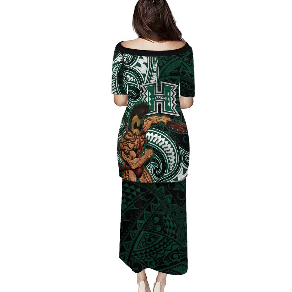 Hawaii Ikaika Warrior Football Puletasi Polynesian Tribal Tattoo - Polynesian Pride