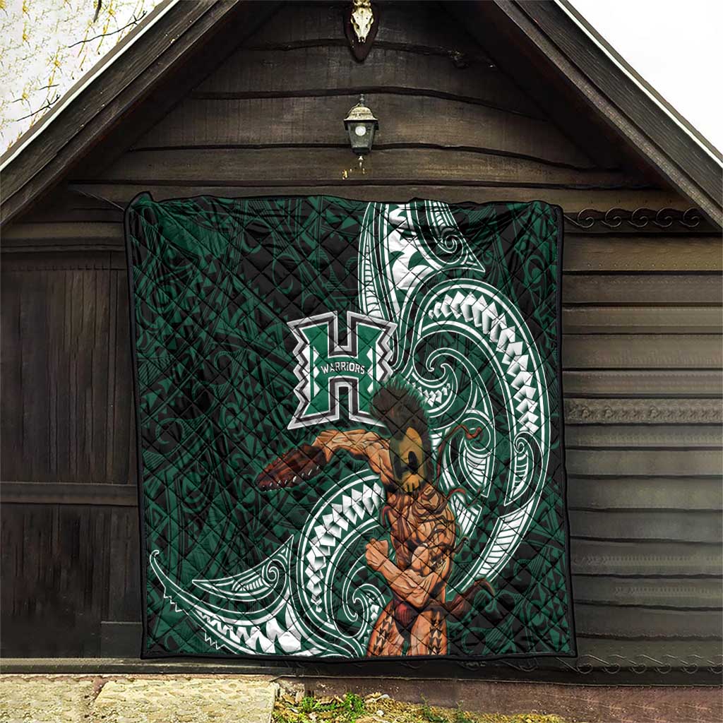Hawaii Ikaika Warrior Football Quilt Polynesian Tribal Tattoo LT05 - Polynesian Pride