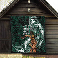 Hawaii Ikaika Warrior Football Quilt Polynesian Tribal Tattoo LT05 - Polynesian Pride