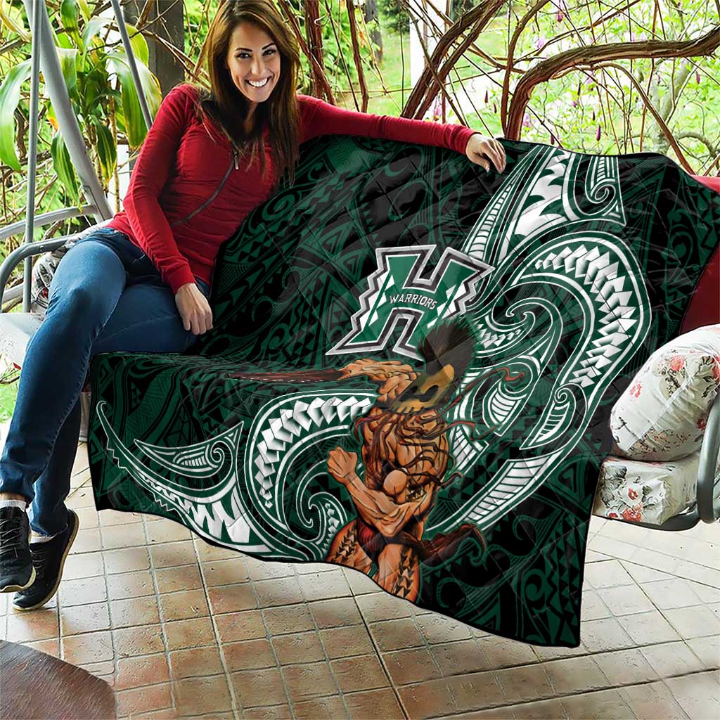 Hawaii Ikaika Warrior Football Quilt Polynesian Tribal Tattoo LT05 - Polynesian Pride