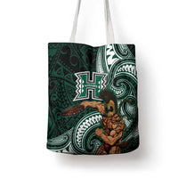 Hawaii Ikaika Warrior Football Tote Bag Polynesian Tribal Tattoo - Polynesian Pride