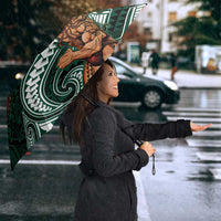 Hawaii Ikaika Warrior Football Umbrella Polynesian Tribal Tattoo LT05 - Polynesian Pride