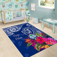 Hafa Adai Guam History and Chamorro Heritage Day Area Rug Blue Latte Stone LT05 - Polynesian Pride