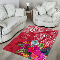 Hafa Adai Guam History and Chamorro Heritage Day Area Rug Red Latte Stone LT05 - Polynesian Pride