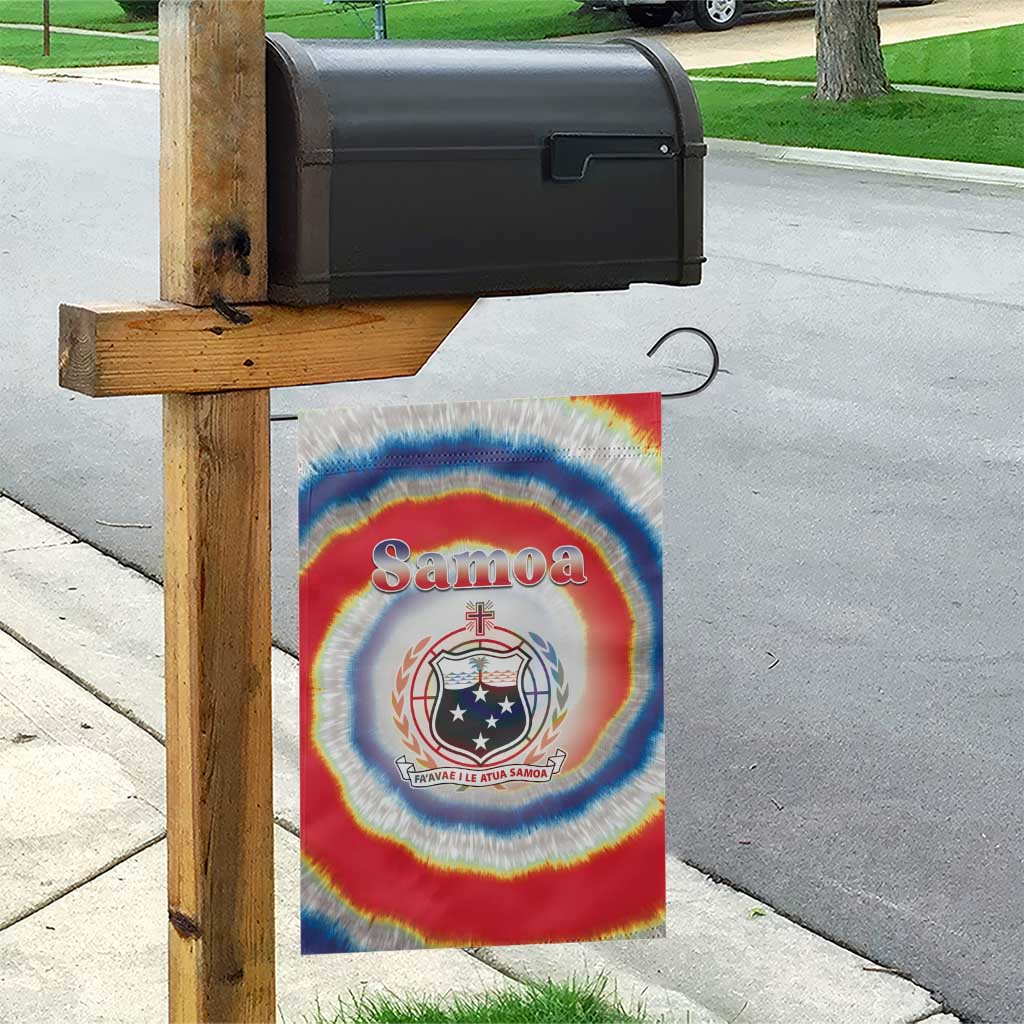 Samoa Garden Flag Tie Dye Unique Style