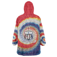 Samoa Wearable Blanket Hoodie Tie Dye Unique Style