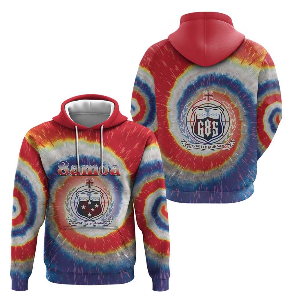 Samoa Zip Hoodie Tie Dye Unique Style