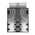 New Zealand Quilt Bed Set Poutama Mix Gray Taniko Inspired Art LT05