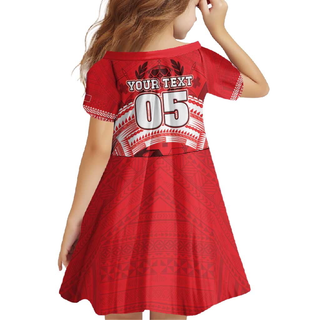 Custom Tonga Rugby Mate Ma'a Family Matching Long Sleeve Bodycon Dress and Hawaiian Shirt Tongan Pride Unique Style - Polynesian Pride