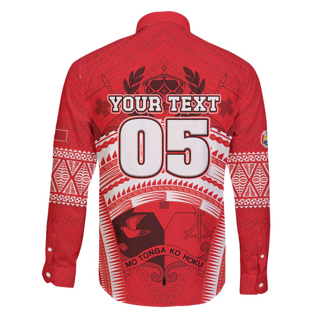 Custom Tonga Rugby Mate Ma'a Family Matching Off Shoulder Short Dress and Hawaiian Shirt Tongan Pride Unique Style - Polynesian Pride