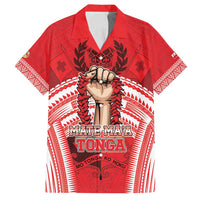 Custom Tonga Rugby Mate Ma'a Family Matching Puletasi and Hawaiian Shirt Tongan Pride Unique Style - Polynesian Pride