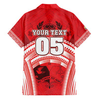 Custom Tonga Rugby Mate Ma'a Family Matching Puletasi and Hawaiian Shirt Tongan Pride Unique Style - Polynesian Pride