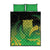 New Zealand Aotearoa Ruru Quilt Bed Set Maori Fern Art Green