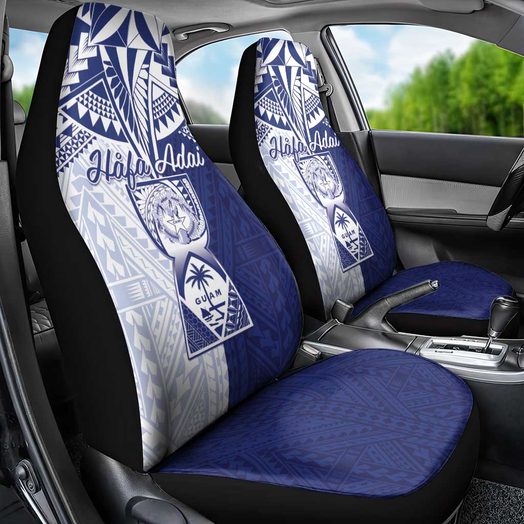 Northern Mariana Islands And Guam Car Seat Cover Latte Stone With Tribal Pattern LT05 - Polynesian Pride