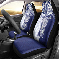 Northern Mariana Islands And Guam Car Seat Cover Latte Stone With Tribal Pattern LT05 - Polynesian Pride