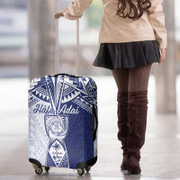 Northern Mariana Islands And Guam Luggage Cover Latte Stone With Tribal Pattern LT05 - Polynesian Pride