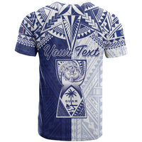 Personalised Northern Mariana Islands And Guam T Shirt Latte Stone With Tribal Pattern LT05 - Polynesian Pride