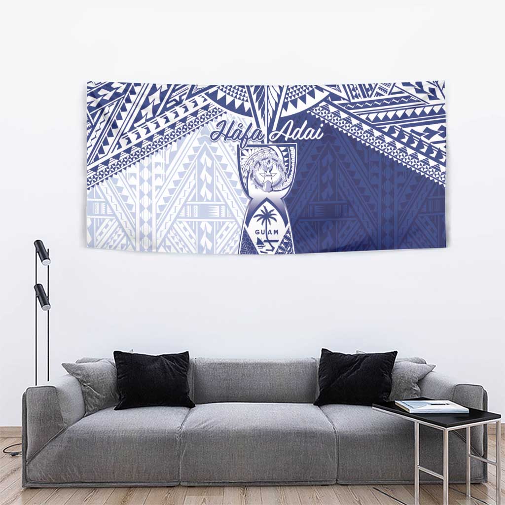 Northern Mariana Islands And Guam Tapestry Latte Stone With Tribal Pattern